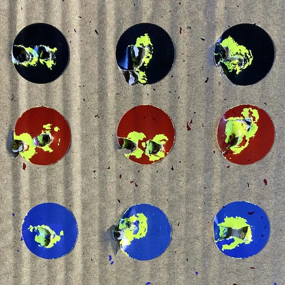 Splatter Splash Sticker target Cover-up patch by an inch 500 counts clean and light shooting tools