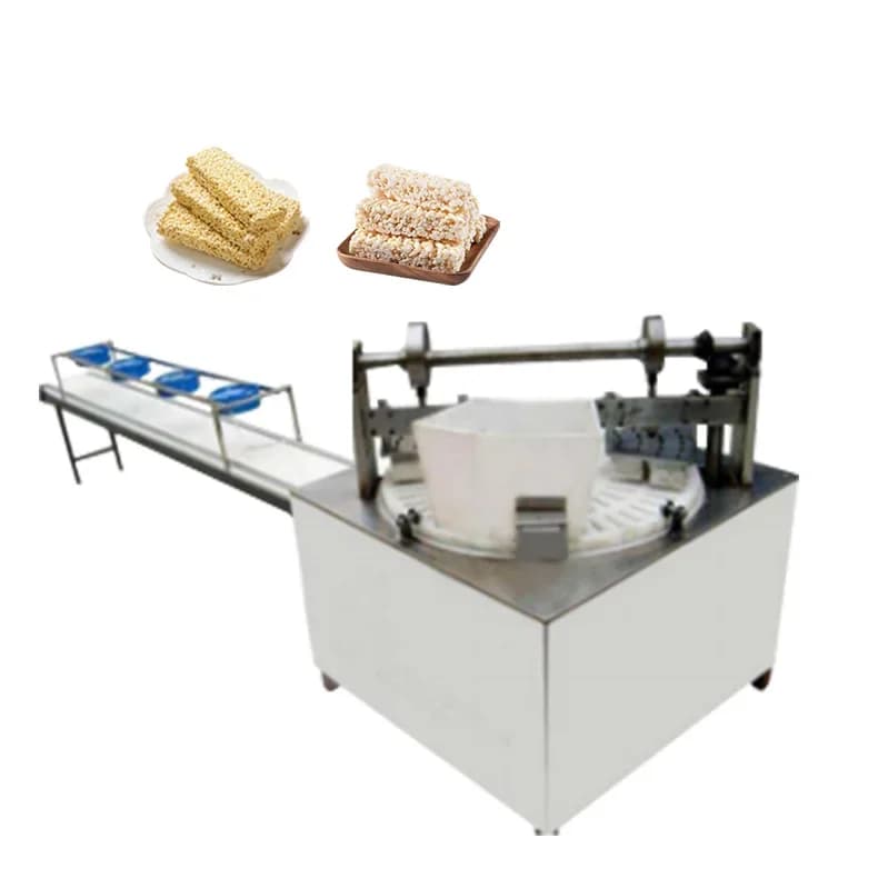 Macchina Commerciale per la Formatura di Barrette Proteiche di Avena Espansa