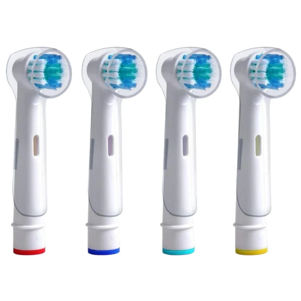 Replacement of Braun Oral B electric toothbrush heads soft bristles, Vitality Dual Clean/Professional Care SmartSeries