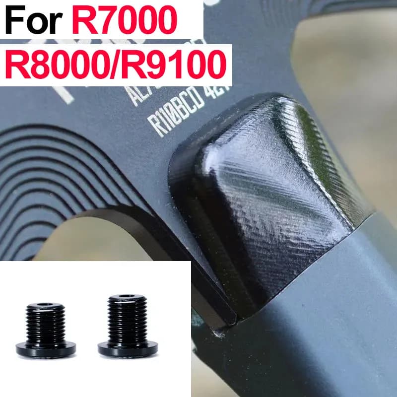 110 Bcd Corona 4 Bulloni Viti Guarnitura Per Shimano 105 R7000 R7100 Ultegra R8000 R8100 Dura Ace R9100 R9200 Singolo Doppio Tappo