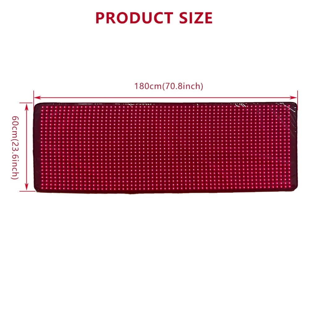 NEW2025 Portable Hand Held Home Use Yoga Sauna Device Red Light Therapy Blanket Wrap Pulsed Infrared Heating Mat Pain Relief US