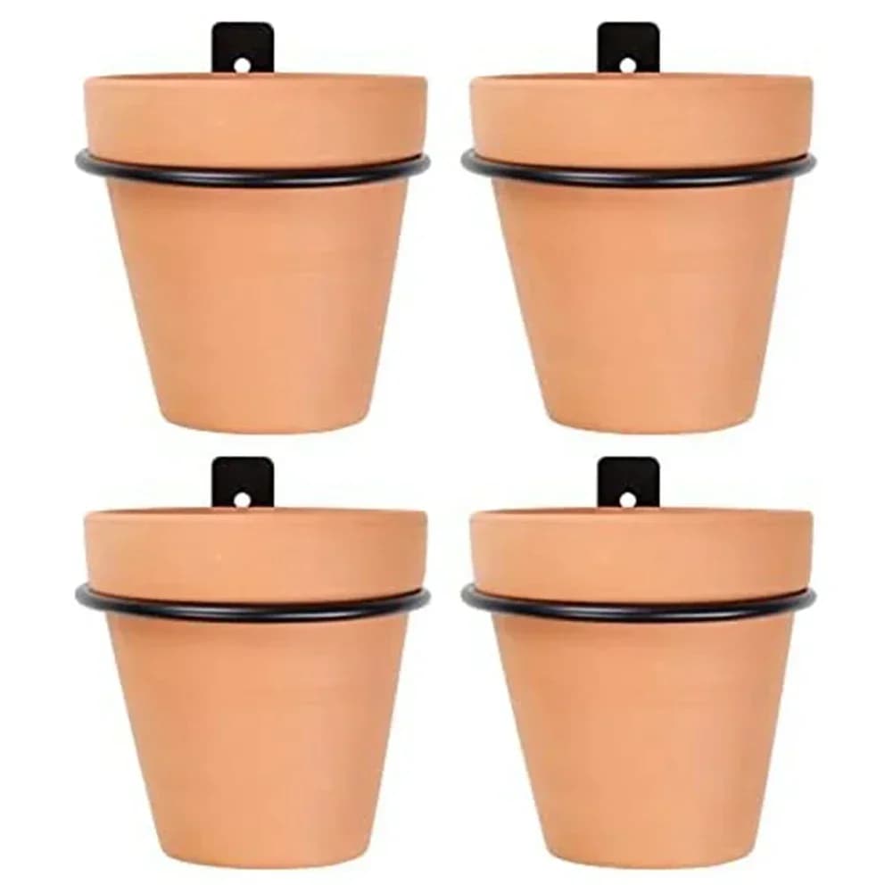 Circular flower basket Flower pot holder Rings Wall hook bracket for wall mounted metal flowers Rings Potholders for potted plants