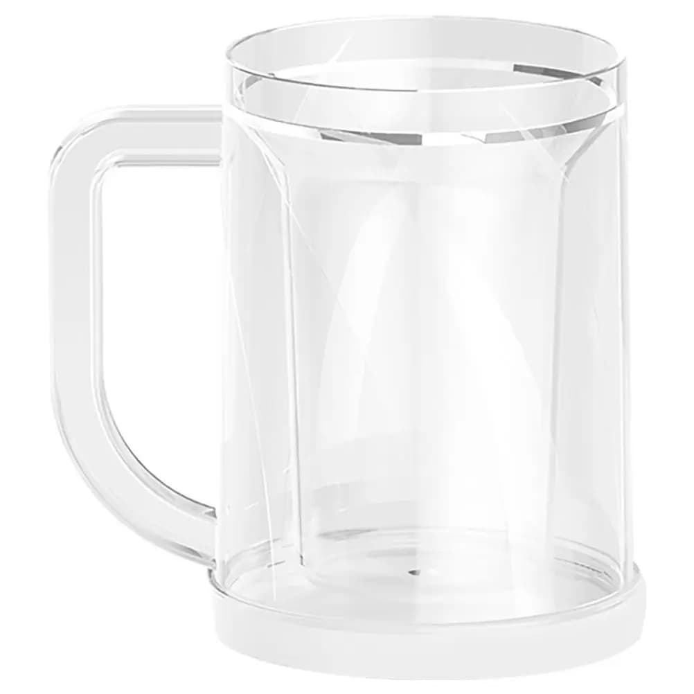 Bicchieri da Birra in Plastica, Tazze Refrigeranti dal Design Elegante per Varie Bevande e Rinfreschi, Bicchieri da Birra in Vetro, Tazze per Bere