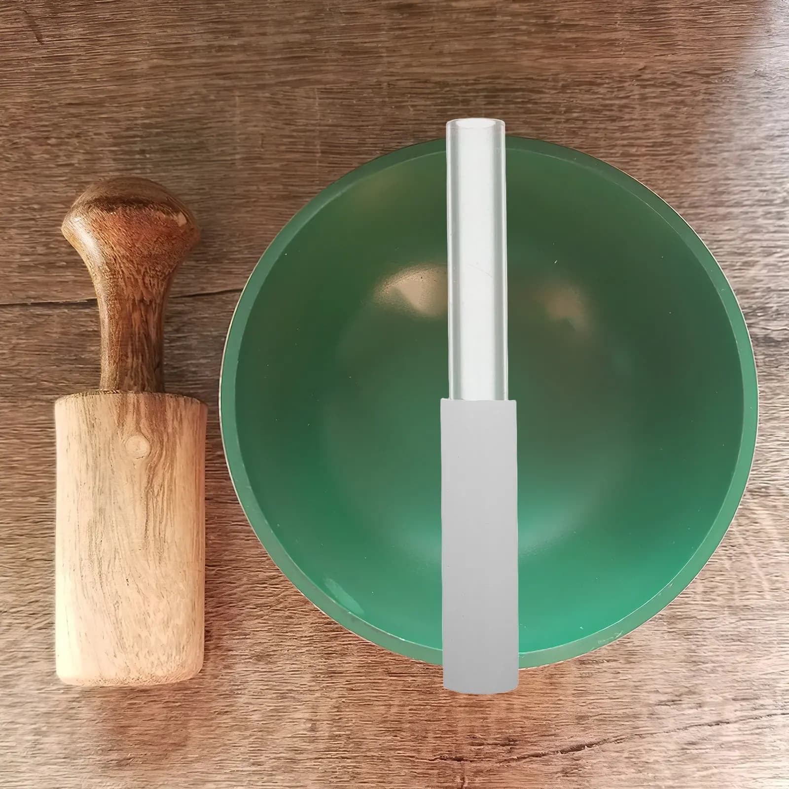 Crystal Singing Bowl Mallet Hollow Acrylic Striker for Meditation Sound Healing Yoga Accessories