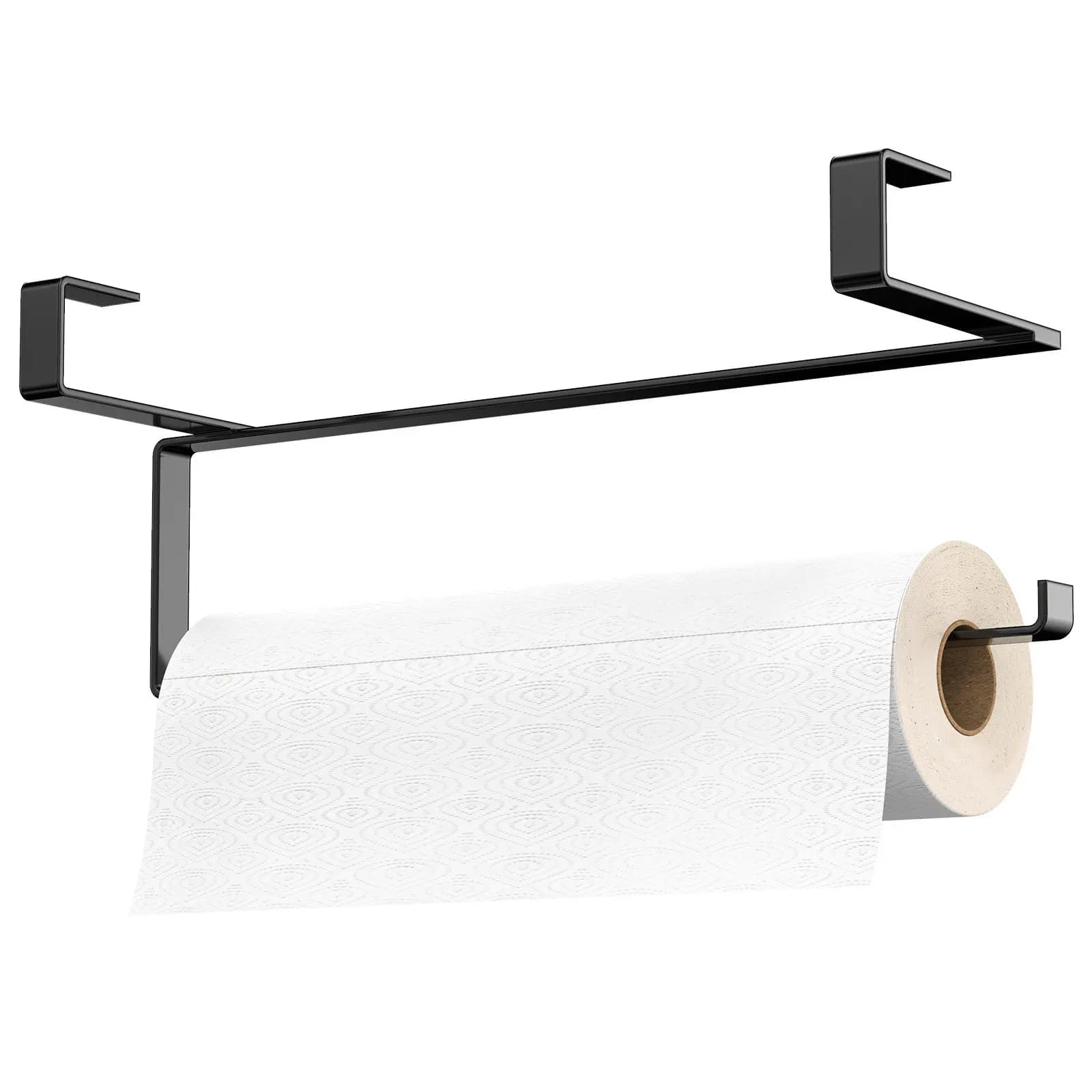 Portarotolo a U Senza Chiodi, Porta Asciugamani da Cucina Resistente, Organizzatore per Carta Igienica e Pellicola Alimentare, Adatto per Spazi di 2,3 cm