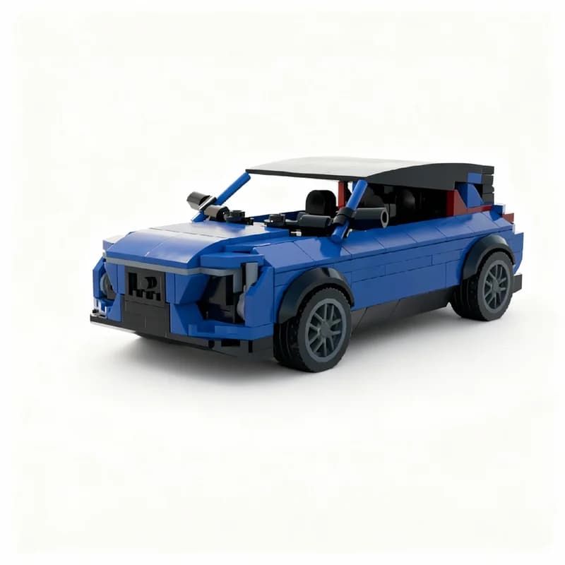 Set di Costruzioni MOC Cadillac Lyriq City Champions, 341 Pezzi, Giocattolo Educativo Creativo, Regalo di Natale