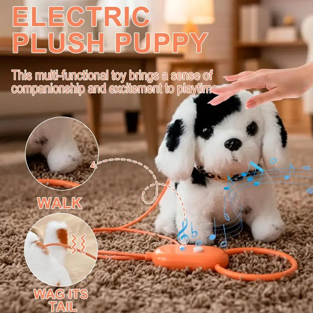Hot Divertente Abbaiare Peluche Cane Guinzaglio Elettrico Camminare Giocattolo Del Cane Simulazione Cucciolo Giocattolo Del Bambino Craw Giocattolo di Apprendimento Giocattolo Per Bambini Regali