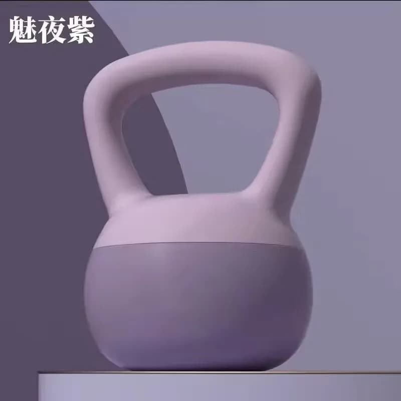 Set di Kettlebell in PVC Morbido per Uomo e Donna, Kettlebell per Allenamento di Forza Sicuro, Kettlebell per Esercizi a Casa, Pesi e Altro