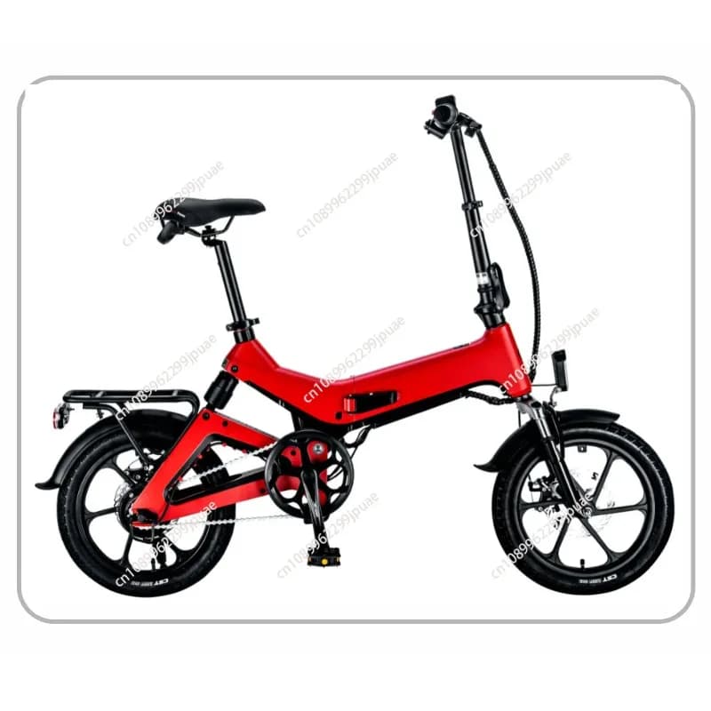 16 Inch Light Aluminum Frame Folding Commuter E-Bike Lithium Battery Powered Two Wheel Portable Electric Bicycle