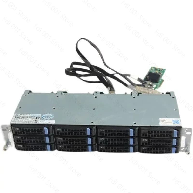 12-Disk 3.5-inch hard disk cage hot-swappable NAS 12Gb extended storage SAS/SATA