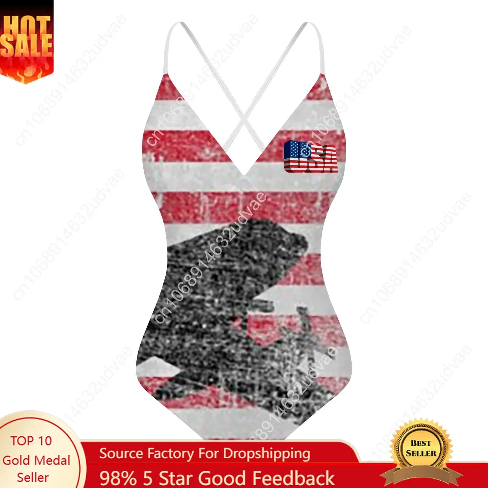 P-3 Orion Vintage Swimwear with V-neck and Neckline Discovery, Custom Bikini for Pool Party, Customized Beach Clothing