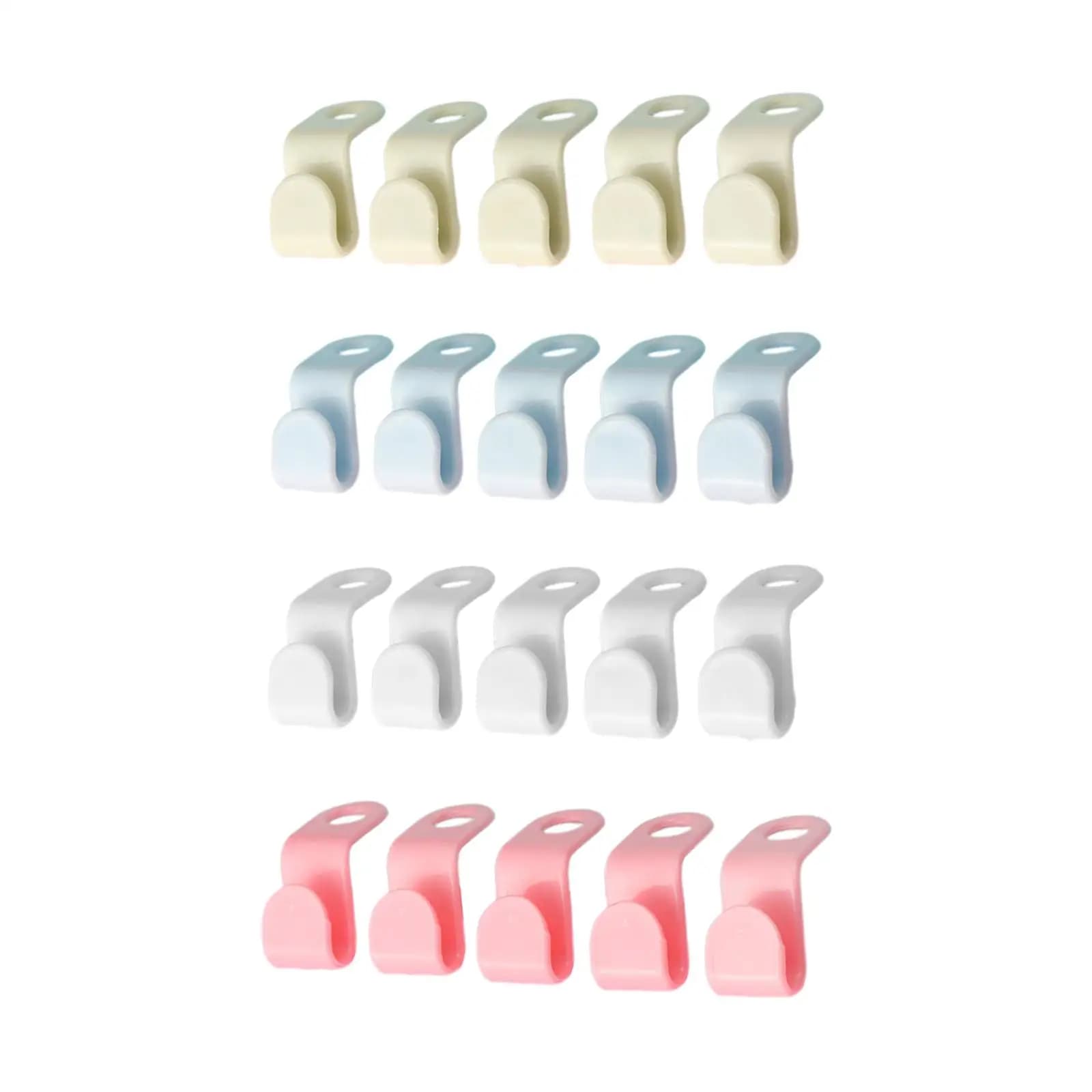 5 Piece Hanger Connector for Tie Organizer and Shirts