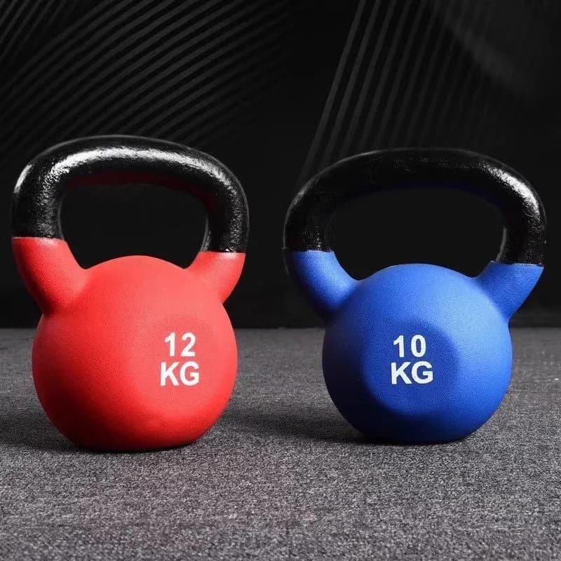 Cast Iron Kettlebell - Women's Fitness Dumbbell for Toning The Buttocks. Men's Solid Hard Kettlebell Equipment.