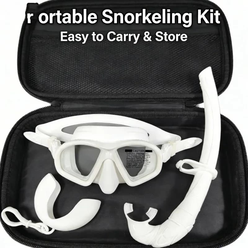 Professional Adult Liquid Silicone Snorkeling 2Pcs Set Anti Fog Waterproof Diving Mask Snorkel Tube for Underwater Swimming Use