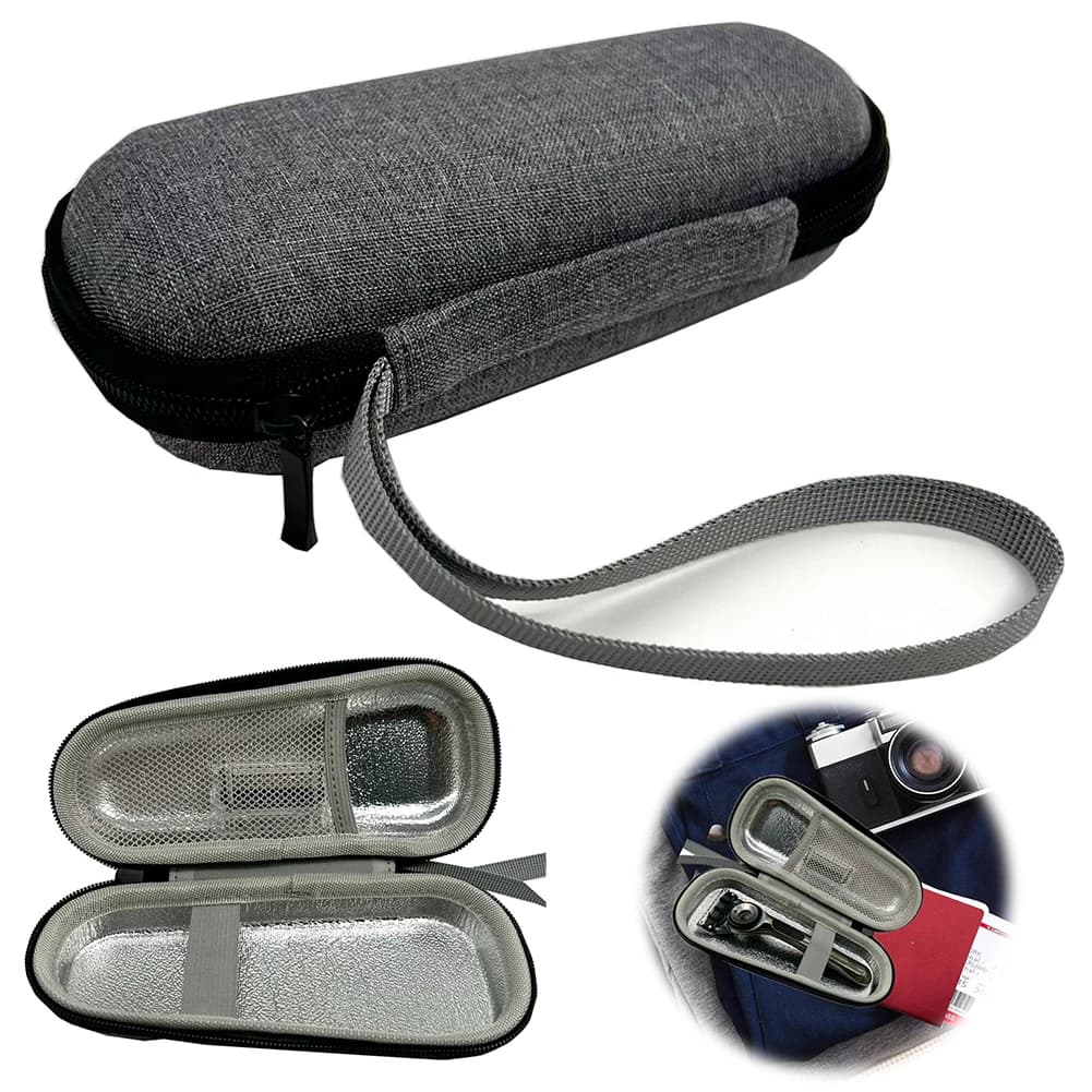 Custodia da viaggio rigida in EVA impermeabile e antiurto per rasoio Gillette Fusion 5, custodia protettiva rigida per rasoio e trimmer