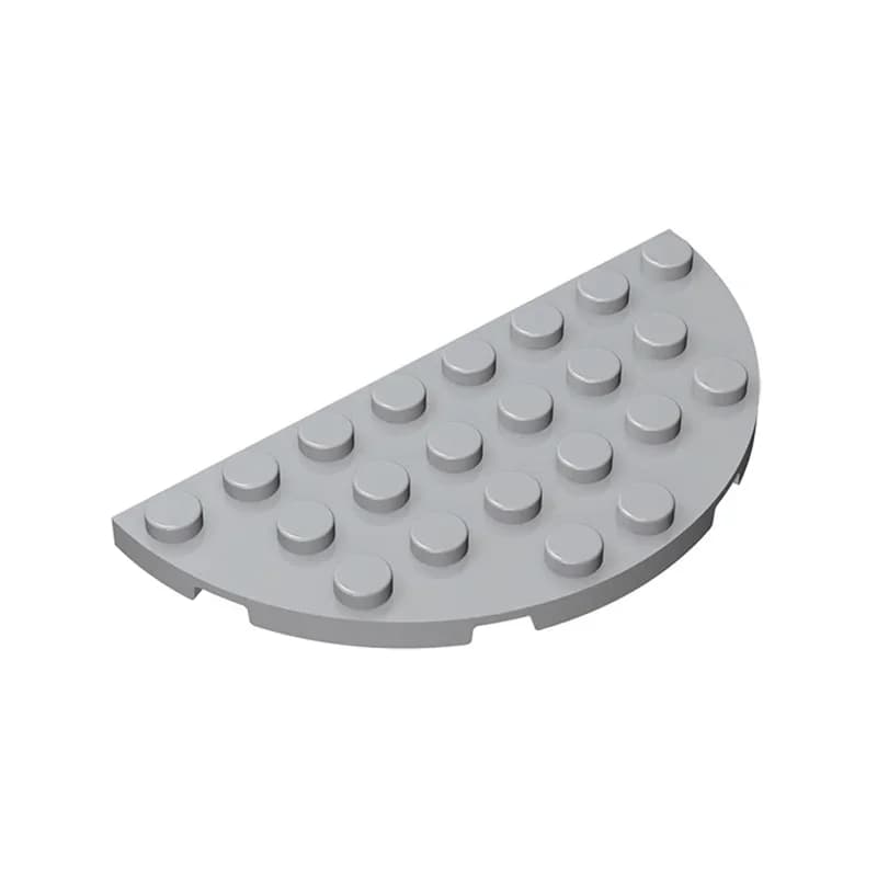 MOC 10 Pezzi Piastre Rotonde 4x8 (22888) per Costruzioni, Kit Mattoncini per Casa e Castello, Giocattolo per Bambini e Adulti, Regalo di Compleanno per Ragazzi