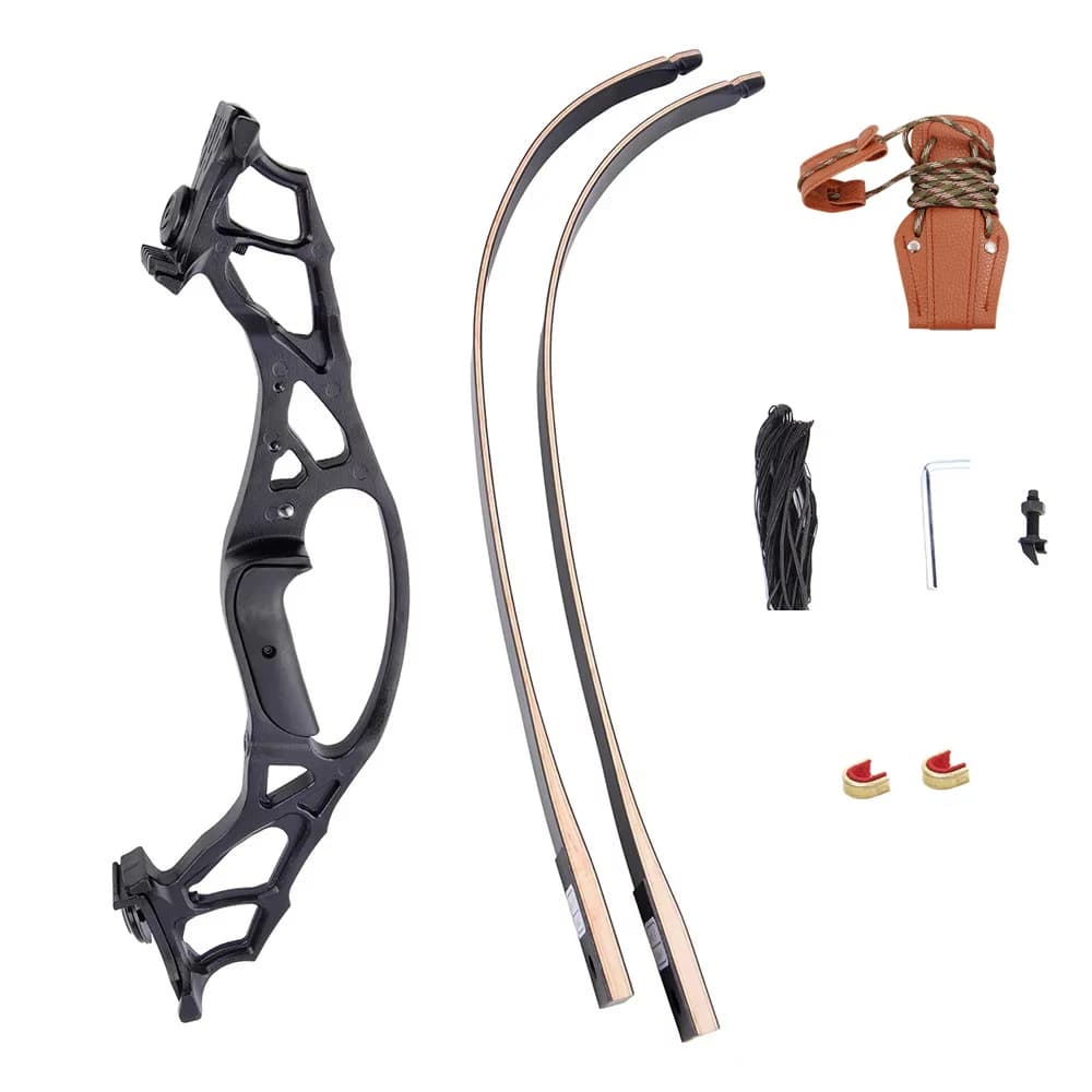 Lion 62" Takedown Caccia Arco ricurvo Riser in metallo 30 35 40 45 50 55 60 65 70 libbre Destro