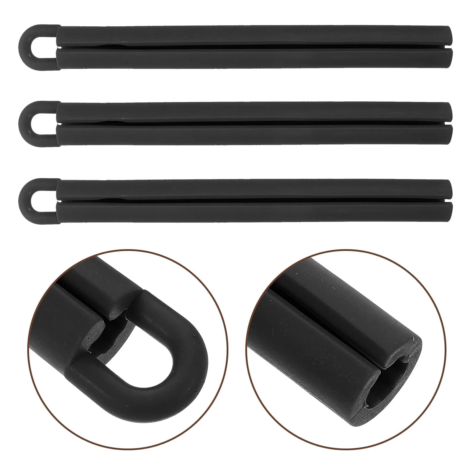 Set di 5 Supporti in Gomma per Stecche da Biliardo, Organizzatore Espositivo per Stecche, Porta Stecche Portatile, Accessori per Biliardo