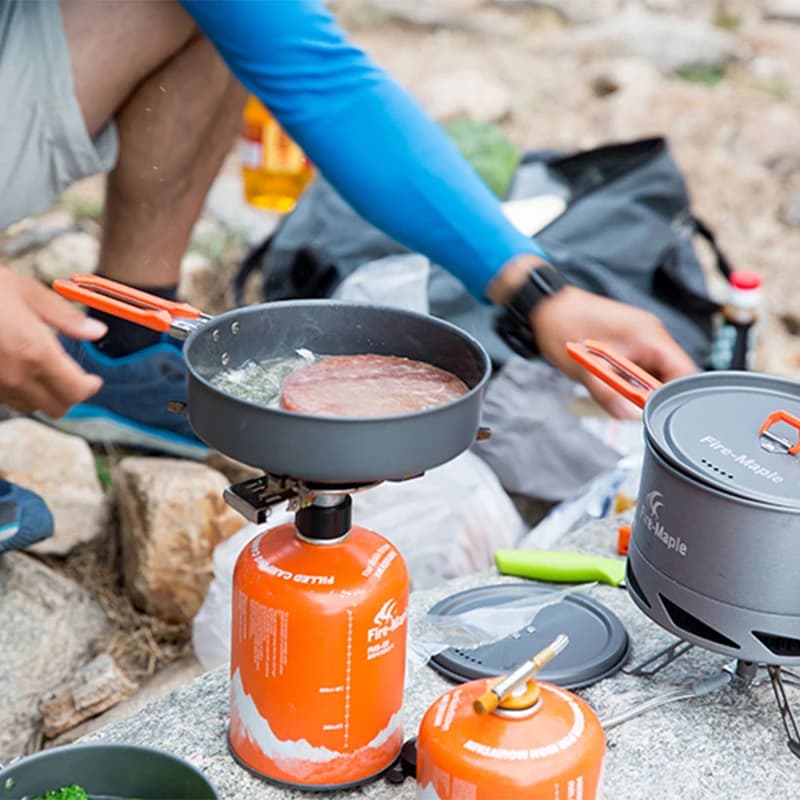 900 ml Fire Maple Foldable Aluminum Alloy Ultralight Outdoor Hiking Picnic Camping Pentole Grilled Pan