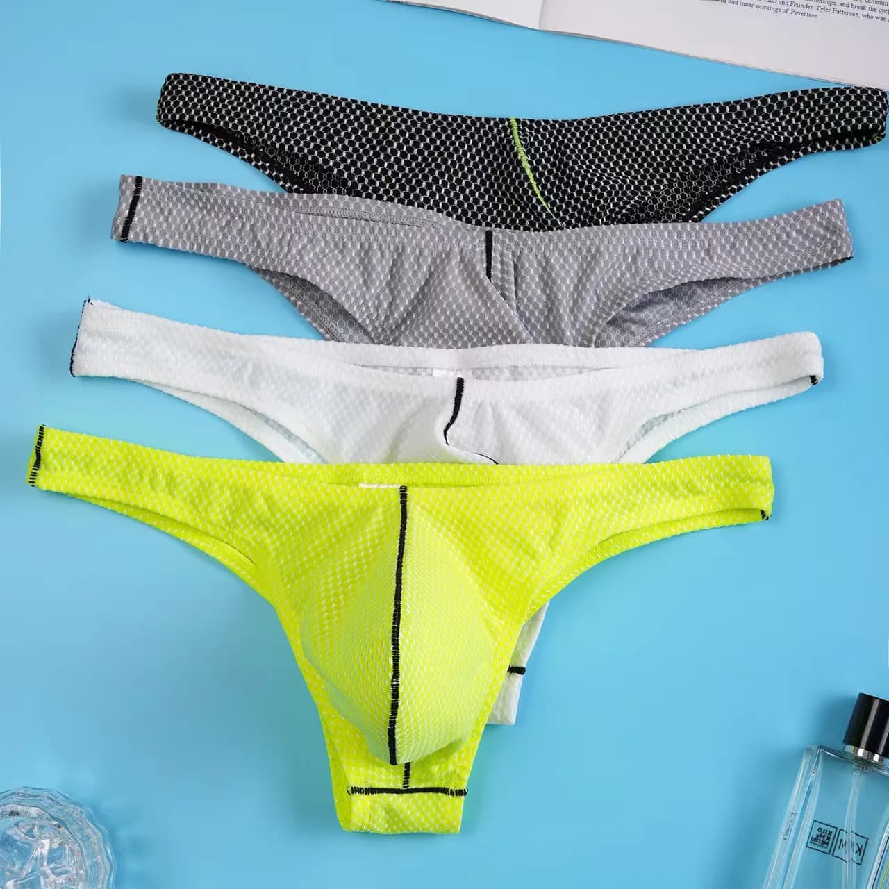 Men Thong Male Breathable G-String Seamless No Trace Sports Panties Sexy T-back Exotic Lingerie