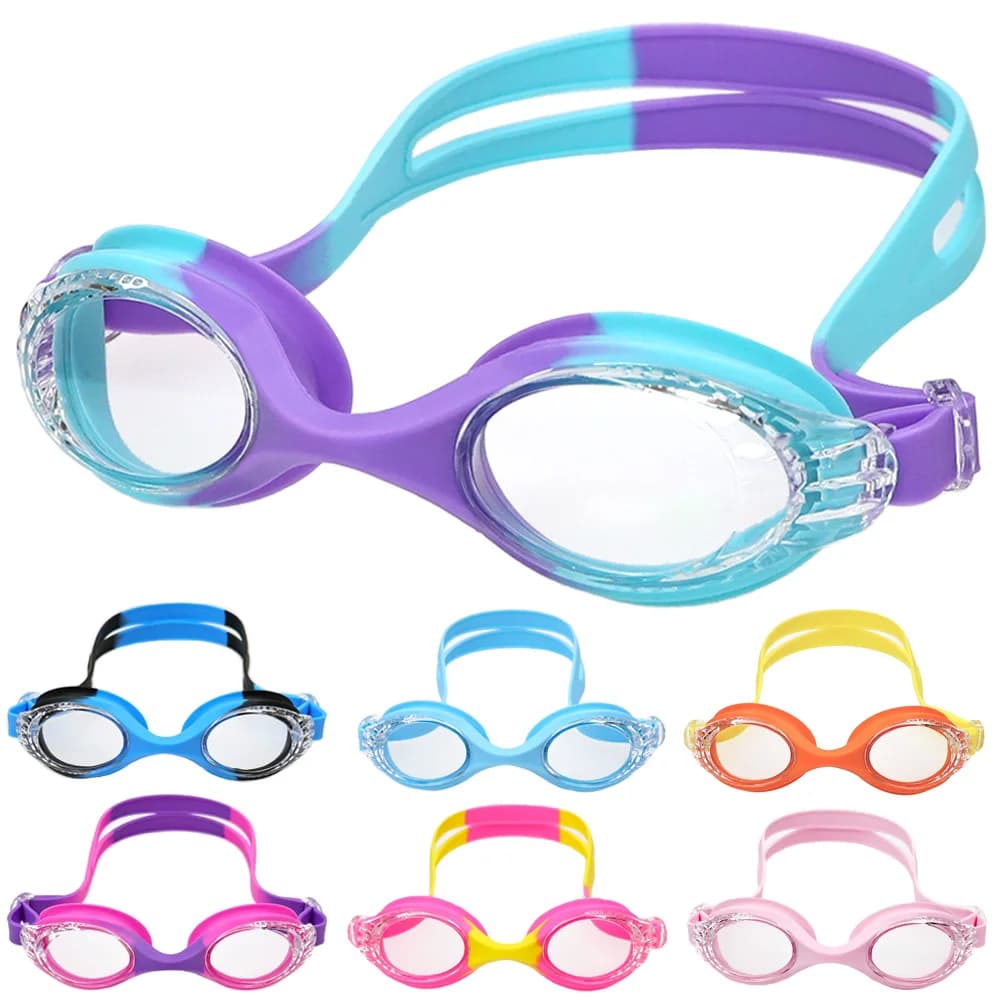 Swimwear for children, Swimwear for young people, Sweat-proof lenses for clear vision, Adjustable quick strap, Leak-proof