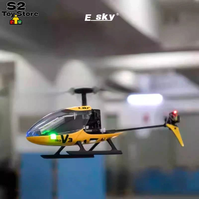 ESKY Remote Control Helicopter 150V3 Mini Single Rotor Beginner Training Model Toy For Novice Flight Practice And Hobby Learning