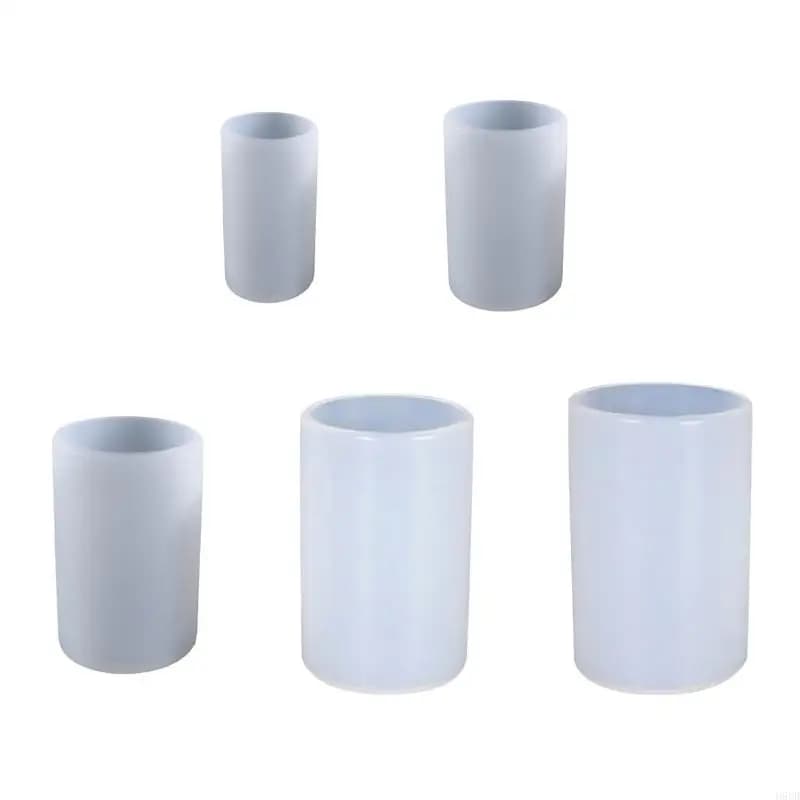 Candela per pilastro cilindri fatte a mano H9ed stampo a resina epossidica stampo silicone fai -da -te stampo silicone fai -da