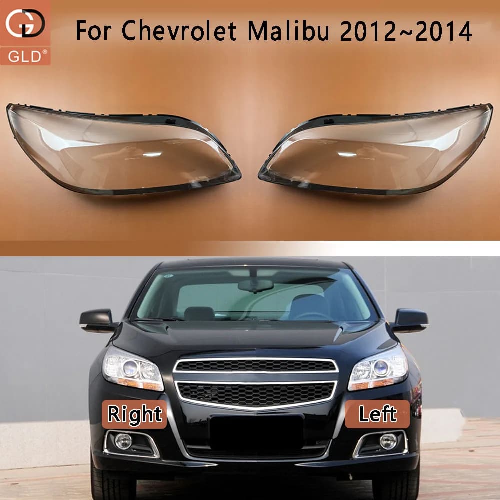 Per Chevrolet Malibu 2012 2013 2014 2015 Faro Copertura Lente Trasparente Faro Borsette Sostituire Paralume Originale Plexiglass