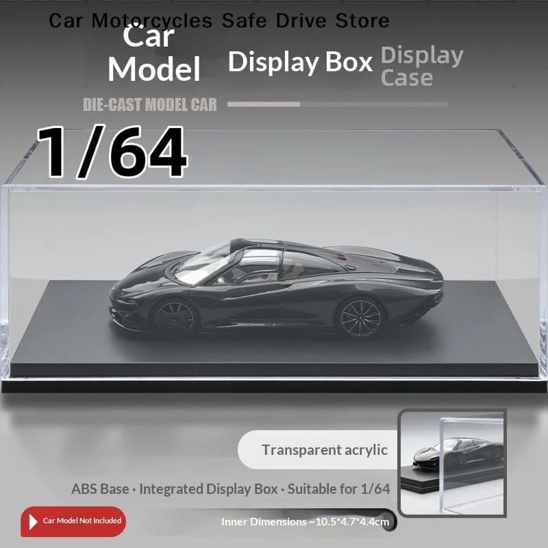 【CM】1/5 Pezzi Nuova Vetrina Antipolvere in Acrilico e Scatola Organizer per Modellini Auto Diecast MiniGT 1/64 con Coperchio