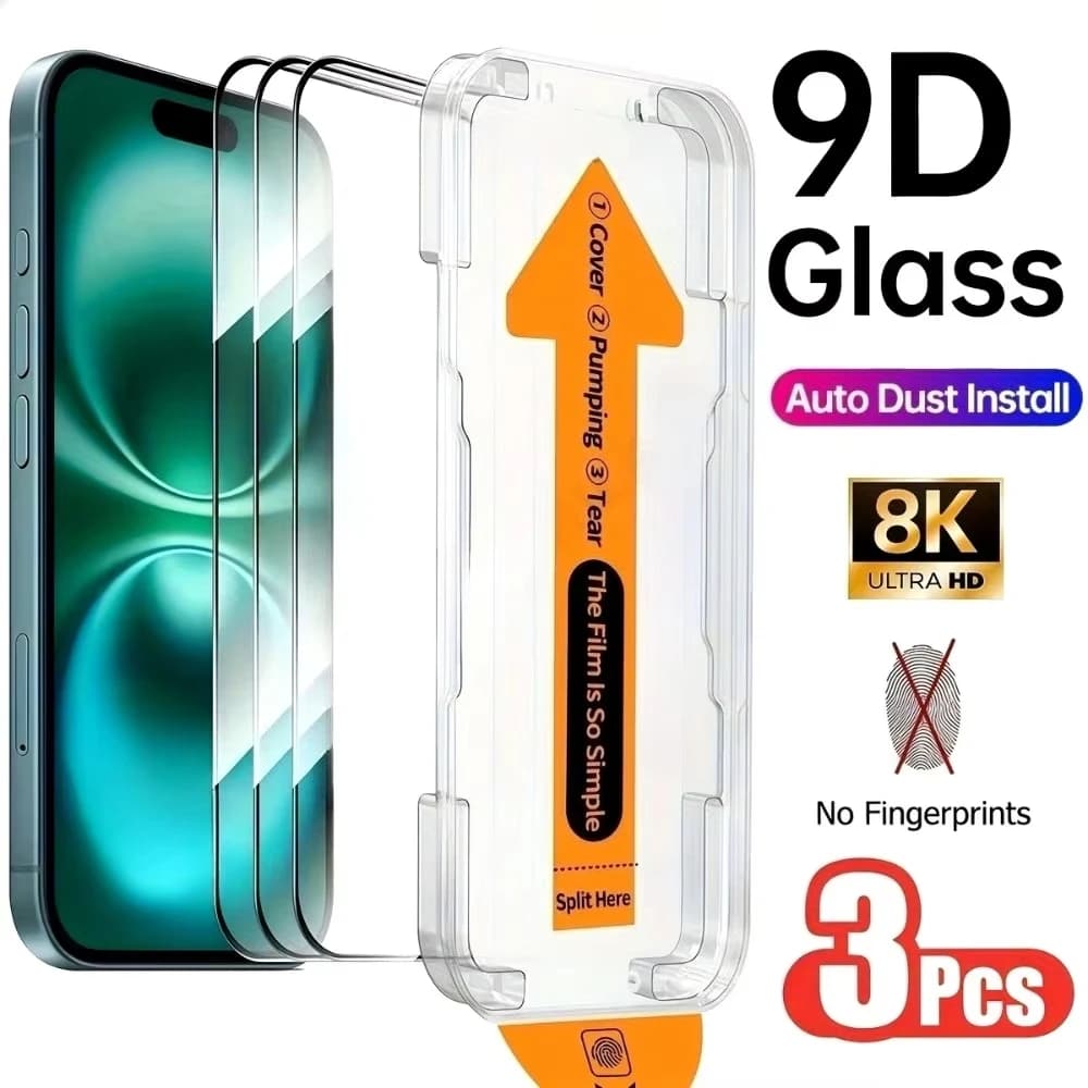 1-3PCS Rivestimento oleorepellente Senza polvere Installa Vetro temperato per Samsung S26 Edge S25 S24 Ultra S23 S22 Plus FE Proteggi schermo