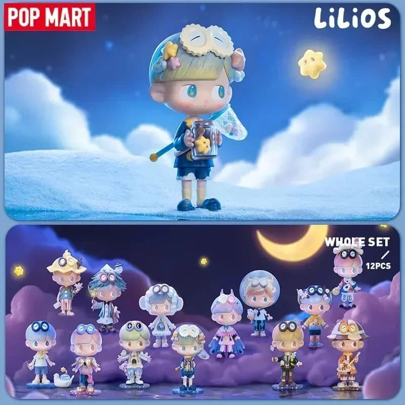 POP MART LiLiOS City Wild Boy Series Anime Action PVC Figure Mystery Box Collezione originale Modello Desktop Decor Doll Toy