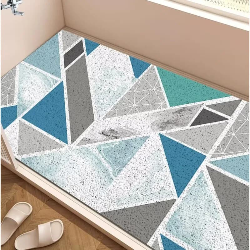 Tappetino speciale per bagno e WC, antiscivolo, per bambini, in seta, con fori per il drenaggio dell'acqua, anti-caduta