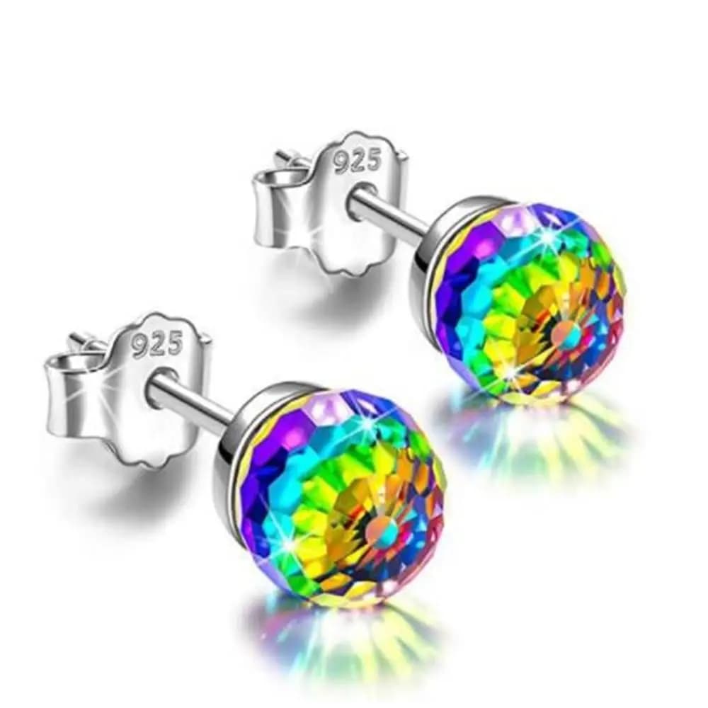 Orecchini in cristallo vibranti Gioielli eleganti e innovativi in argento 925