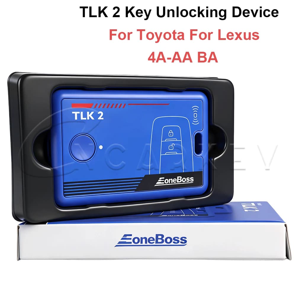 Dispositivo di sblocco chiavi auto TLK 2 per Toyota e Lexus con chip 4A-AA BA, strumento EONEBOSS per riprogrammazione telecomando smart, riprogrammabile per chiavi auto.