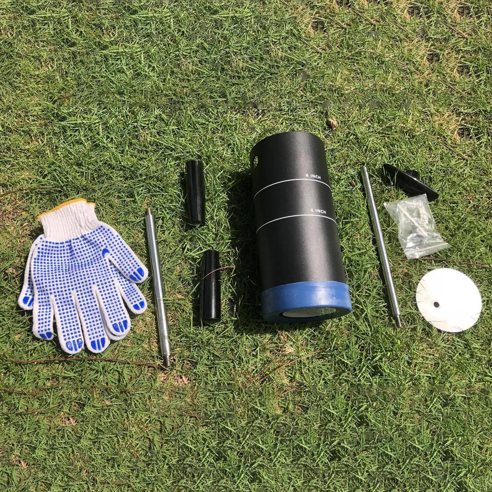 Tazze da golf con foro da golf per mettere verde con manico staccabile Strumento portatile per pratica standard per palline da giardino Prato da cortile
