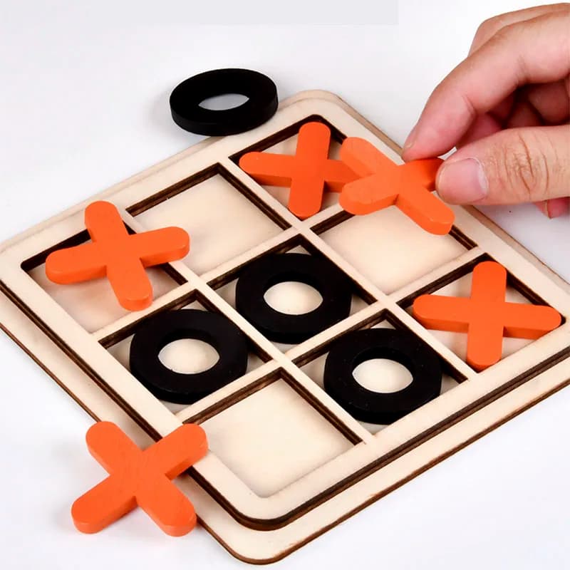 Giocattolo in legno Montessori Mini gioco di scacchi Interazione Puzzle Cervello Formazione logica Apprendimento precoce Giocattoli educativi per bambini Bambini