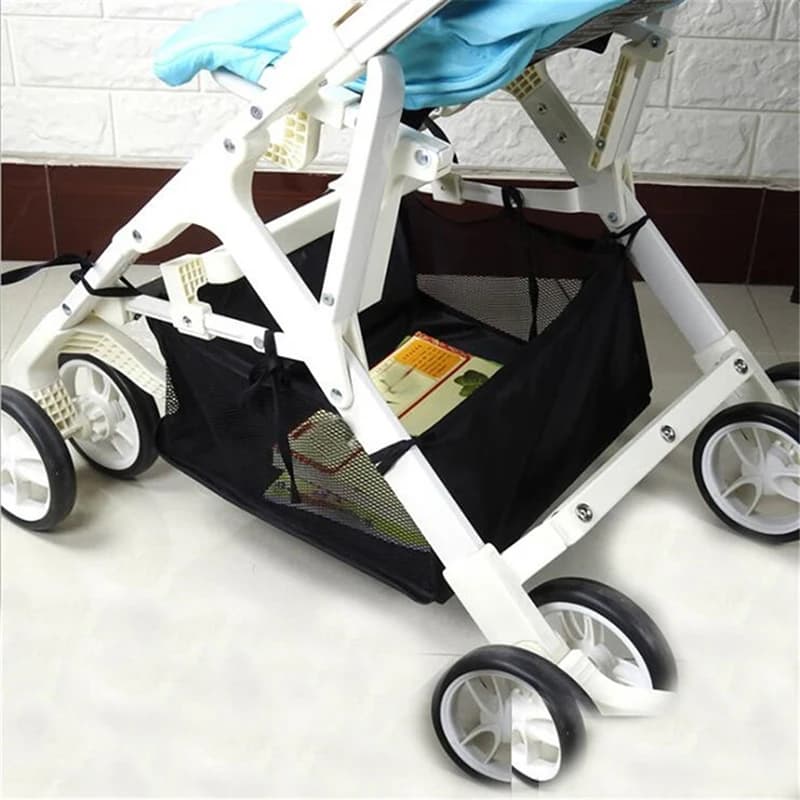 Cestino per passeggino portatile passeggino per neonato cestino per appendere accessori per passeggino per neonati borsa per Organizer per cesto inferiore per carrozzina