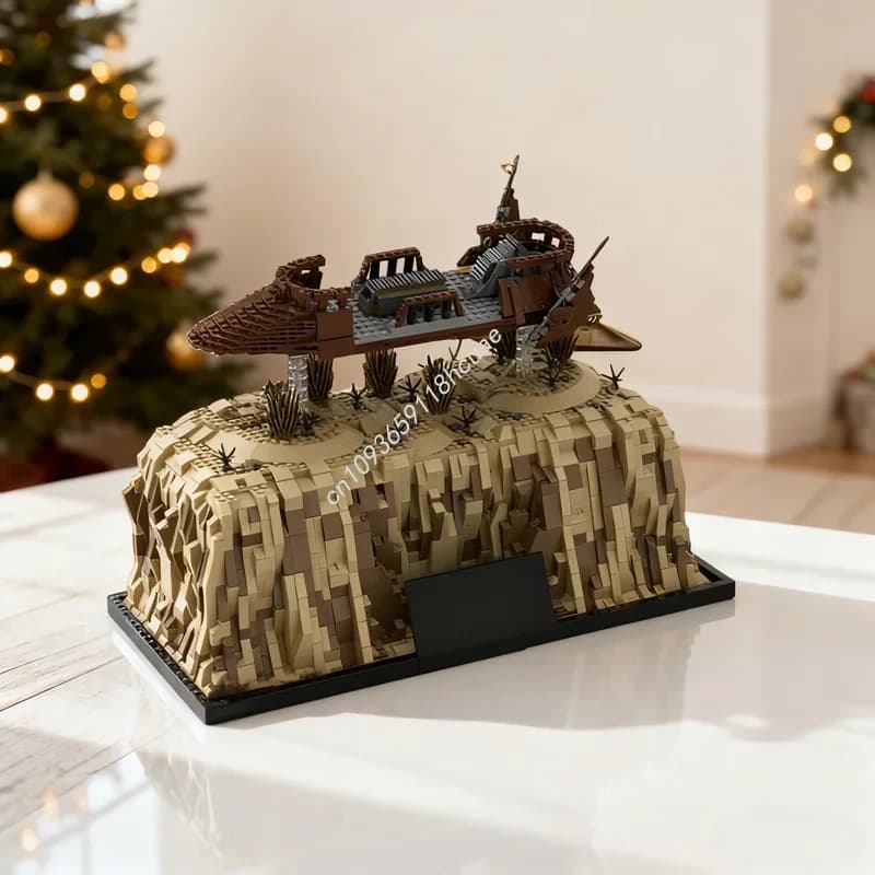 2218pcs MOC SW Bantha Cargo Skiff Star Battle Model toy Building blocks Construction Assemble DIY Christmas gift creative Brick