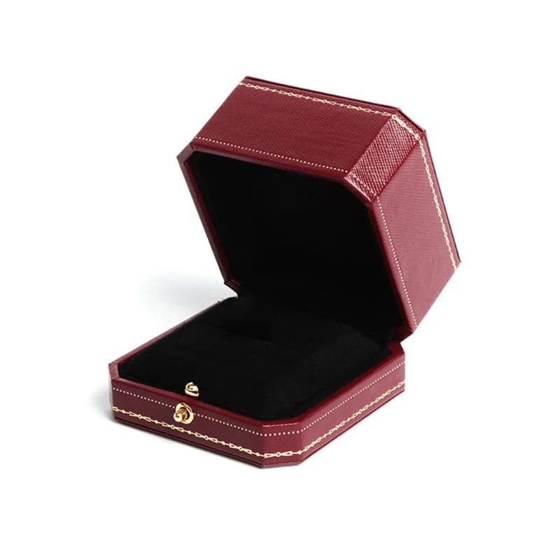 Scatola per anelli di lusso dal Design Vintage Prop di fidanzamento perfetto regali di nozze di san valentino nuovo 2024