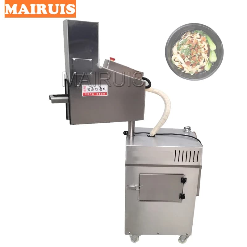 Macchina Elettrica per Pasta 220V, Macchina Domestica per Fare la Pasta in Acciaio Inossidabile