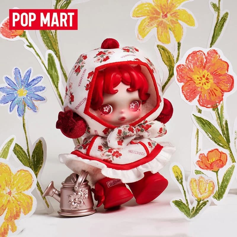 POPMART SKULLPANDA Serie Amid Flowers Blind Box, Giocattoli Originali, Action Figure Anime Kawaii, Borsa a Sorpresa, Mystery Box, Regali