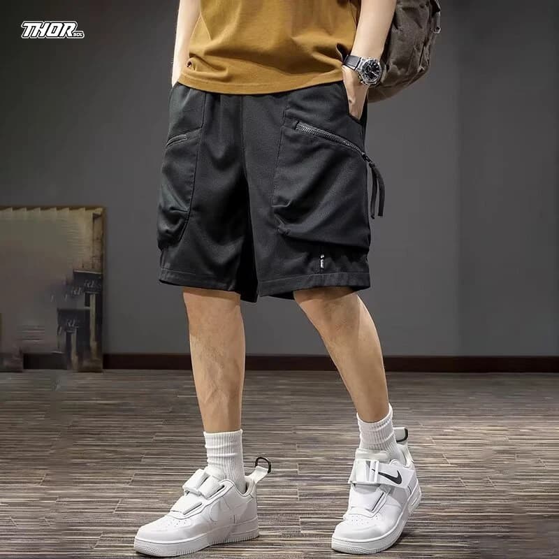 THORSOL Breathable Bike Shorts MTB Road Downhill Men's Tactical Bike Pants Cycling Shorts Outdoor Sports Casual Pants
