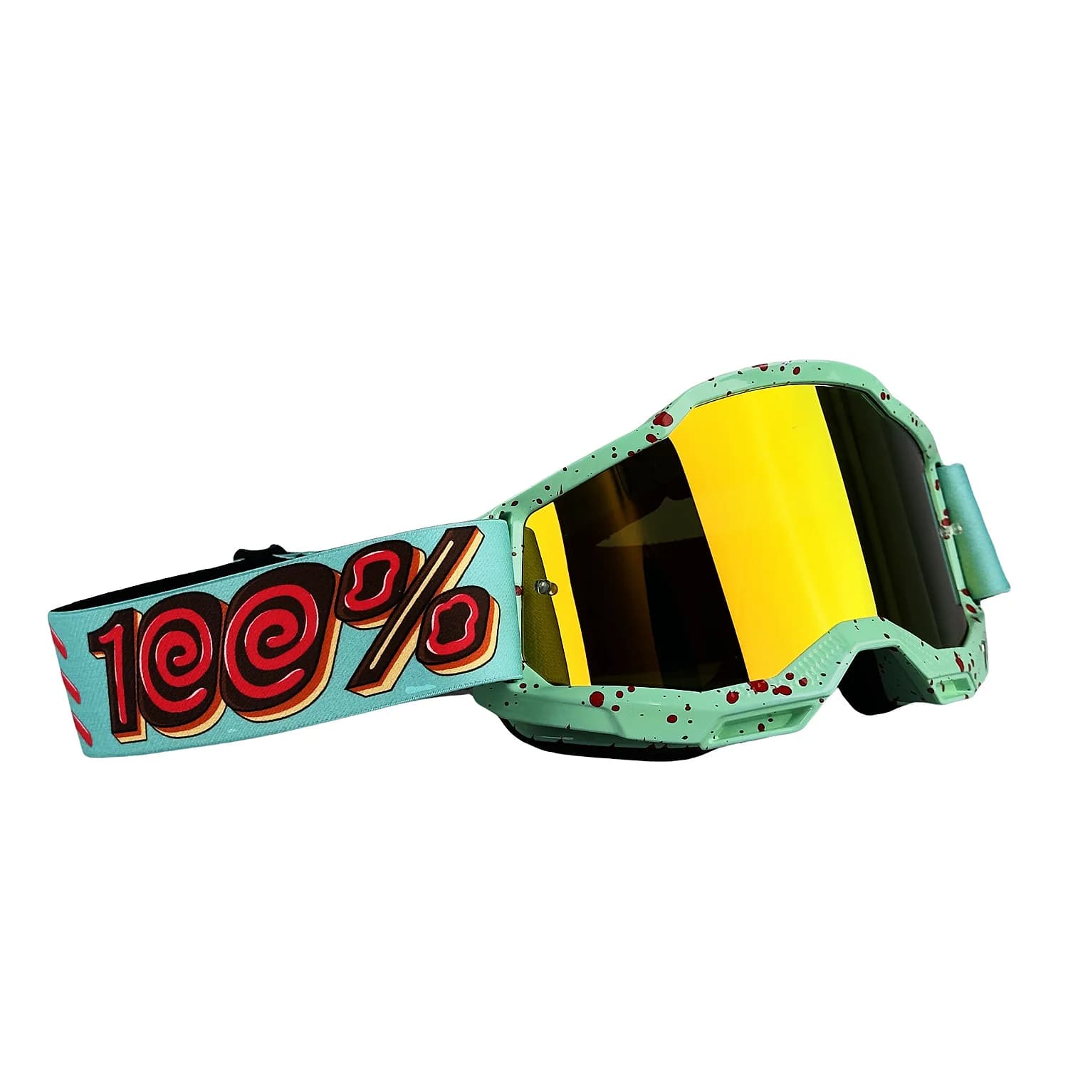 Occhiali Sportivi Donut Seal, Antivento e Antiappannamento, Lenti Intercambiabili per Ciclismo Moto Sci, Occhiali da Guida Unisex