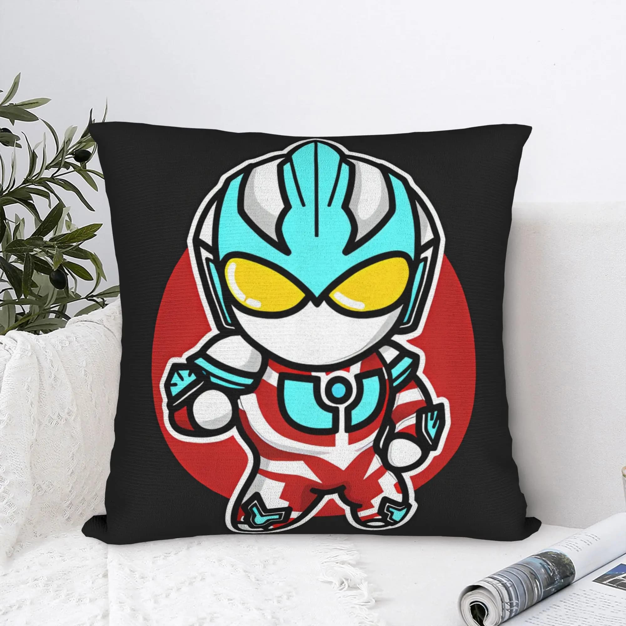 Pillow Case U-Ultramans Hero Art Soft Pillow Cover For Sofa Home Decoration Fashion Pillowcases