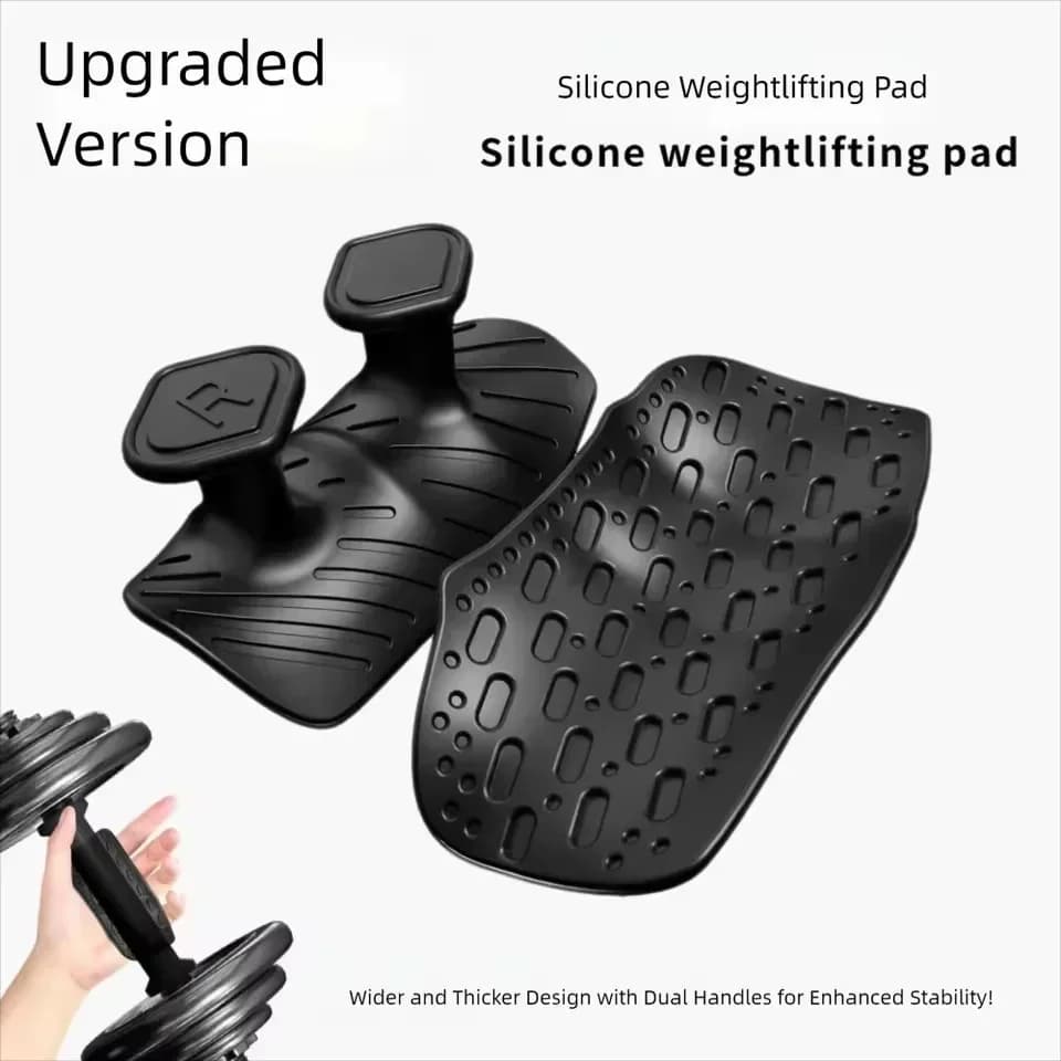 1 paio di protezioni in silicone per il palmo della mano per fitness, manubri, sollevamento pesi, antiscivolo, anti-incrostazioni