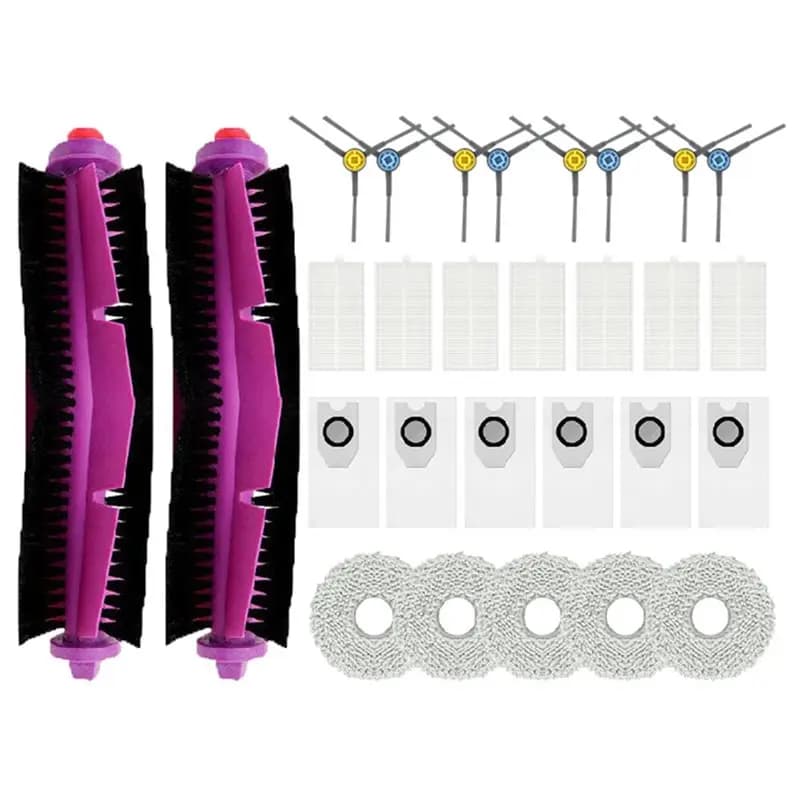 A07R Vacuum Cleaner Accessories Main Side Brushes HEPA Filters Side Brushes HEPA Filters Mops Dust Bags