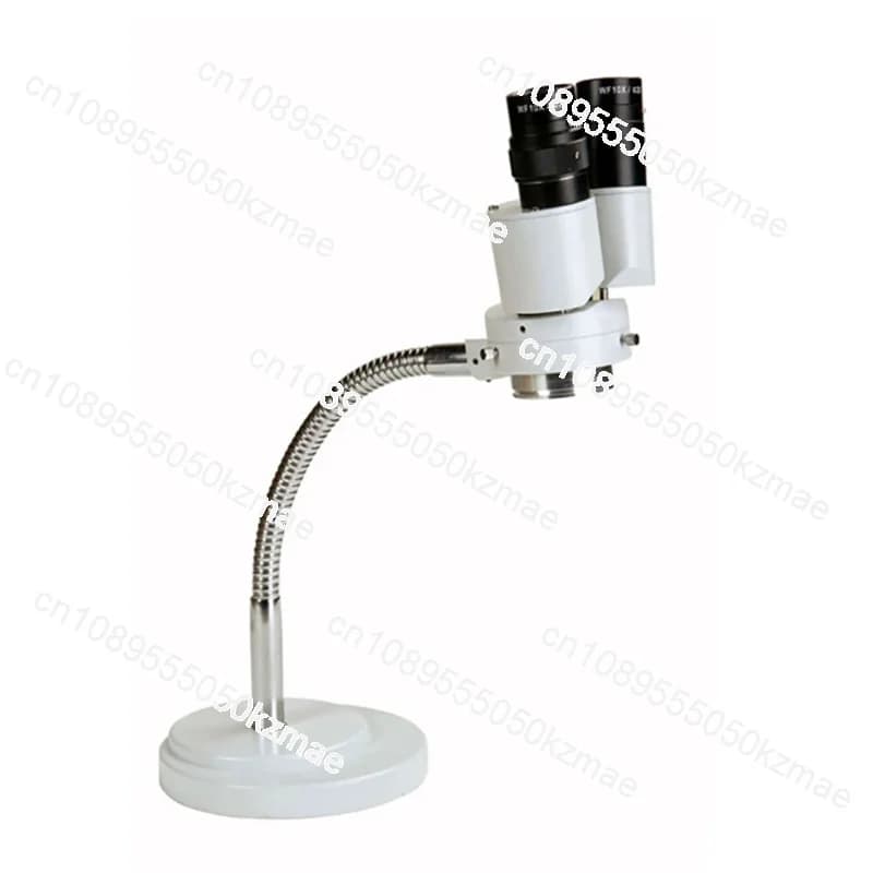 Adatto per la riparazione PCB di saldatura orale Tubo flessibile regolabile per microscopio stereo binoculare RX-6D8X con luce LED