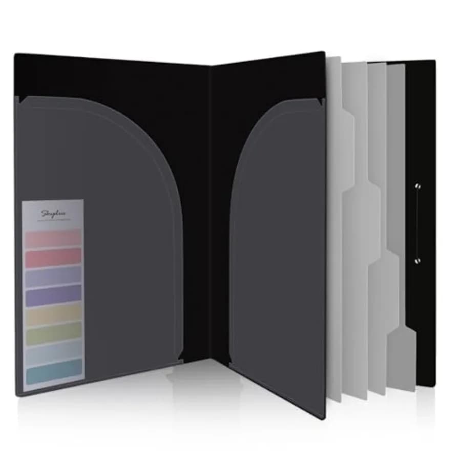 Accordion File Organizer, 5 Pocket Expanding File Folders with Pockets, Document Organizer, Portable Paper Organizer School Off
