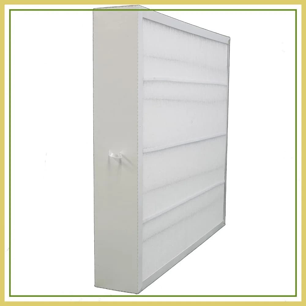 Filtro di ricambio per purificatore d'aria 20x25x3.5 MERV 15 per sistemi HVAC