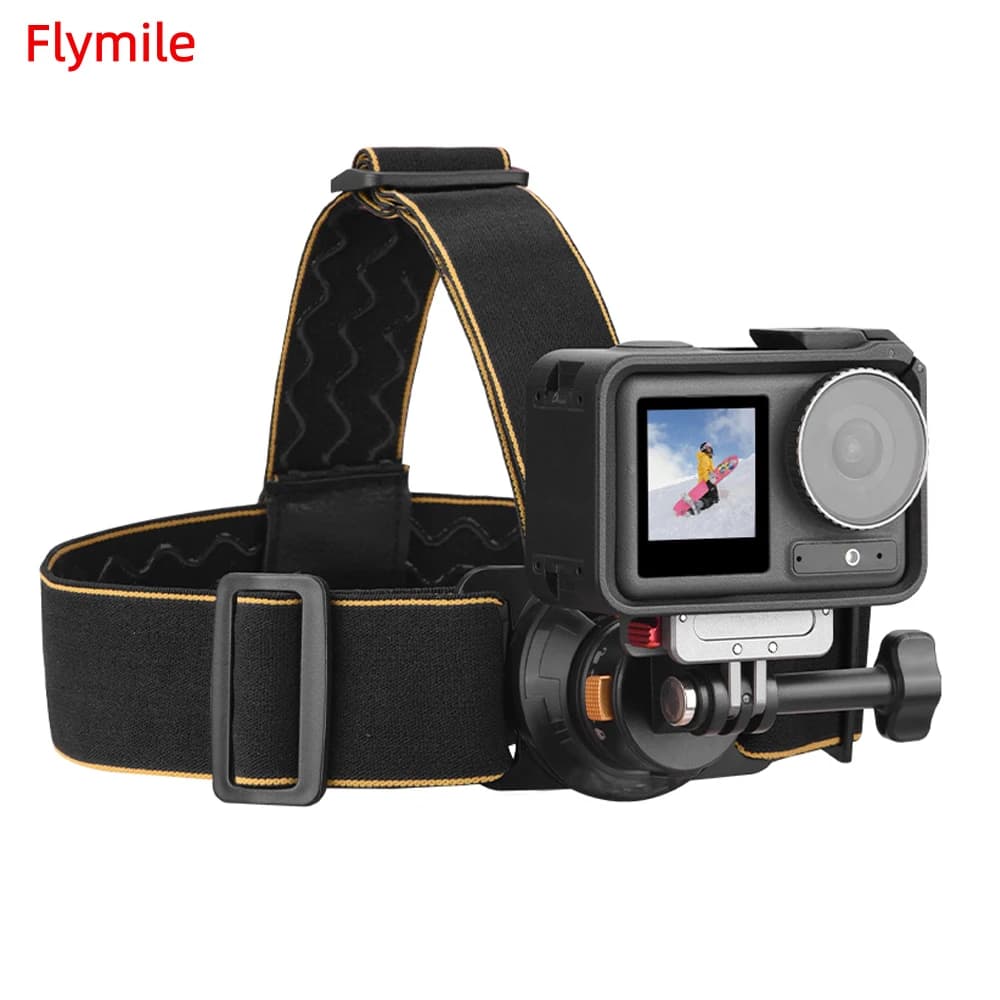Support for Head Flymile, GoPro Hero 13 12 11 10/Action 5 Pro, Accessories for Photography and Video Vlog
